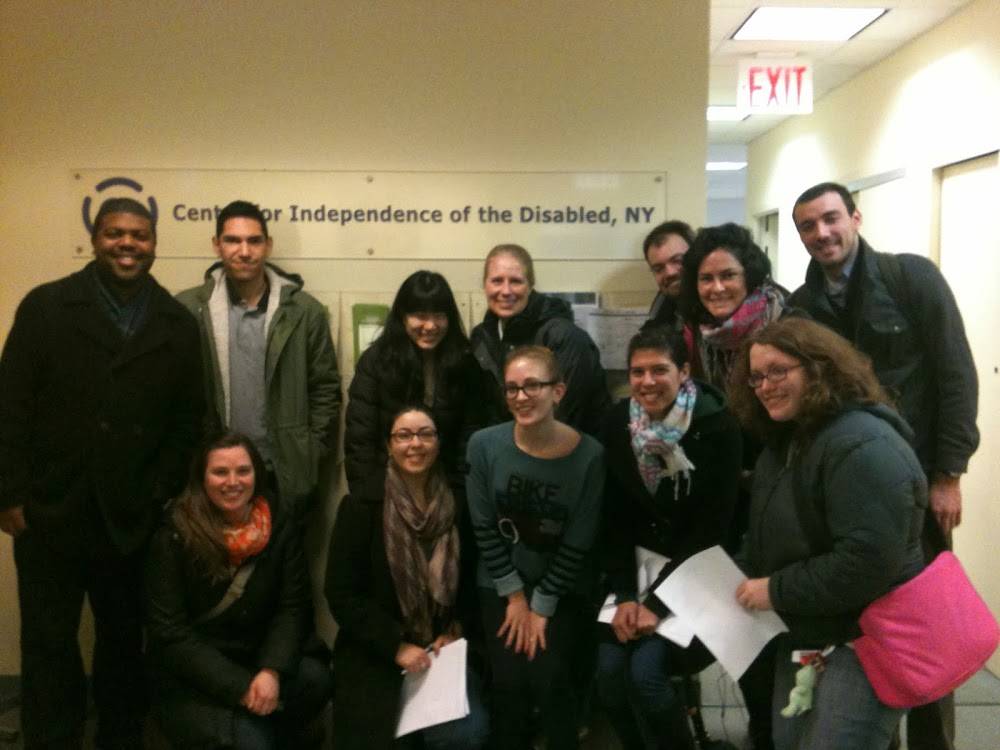 MUP students participate in the Access Project at the Center for Independence of the Disabled for UP