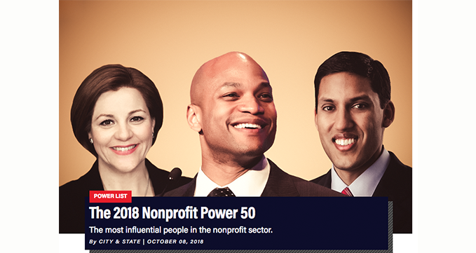 2018 Nonprofit Power 50 Title Photo