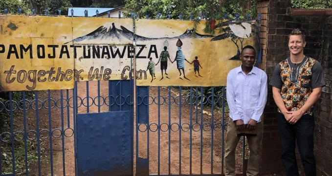 Eddie Rosenbaum at Pamoja Tunaweza Women’s Centre (Tanzania)
