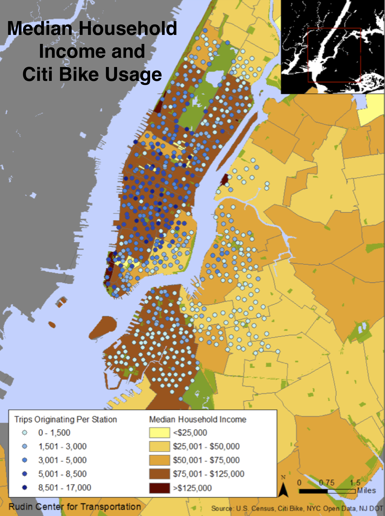 Citi Bike and Household Income