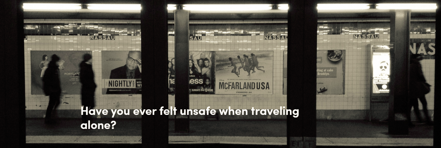 Have you ever felt unsafe while traveling alone?