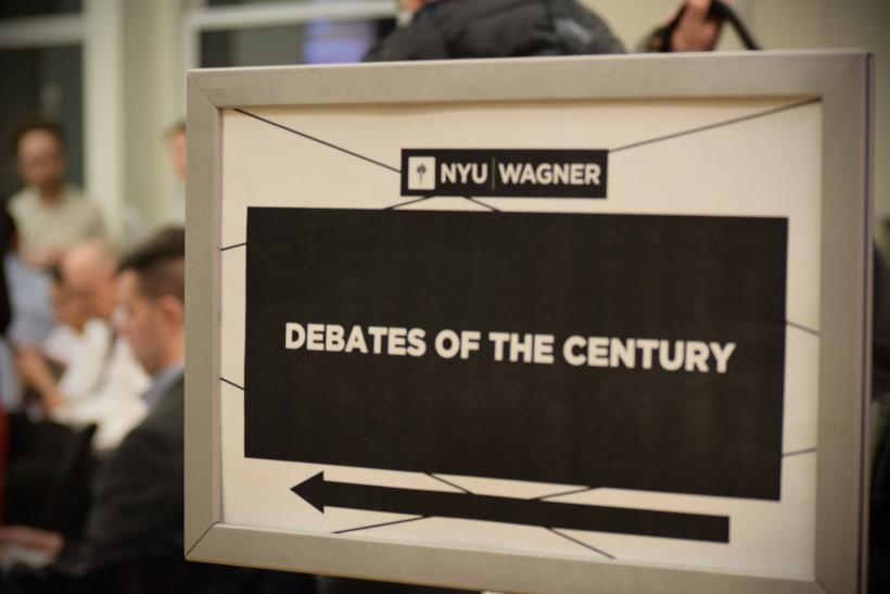 Debates of the Century sign