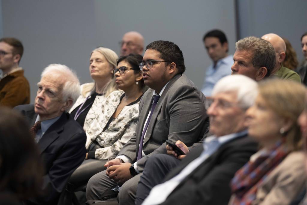 Crowd listening