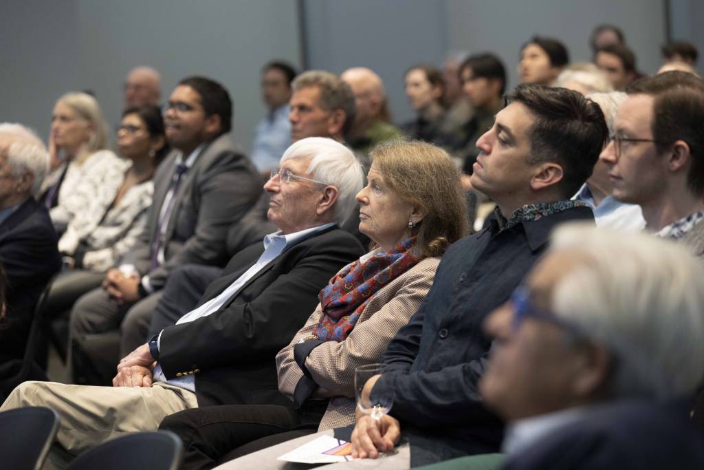 Crowd listening