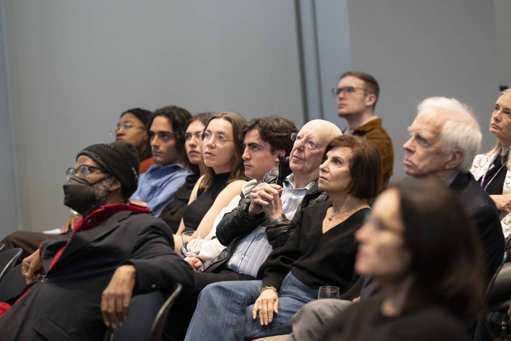 Crowd listening