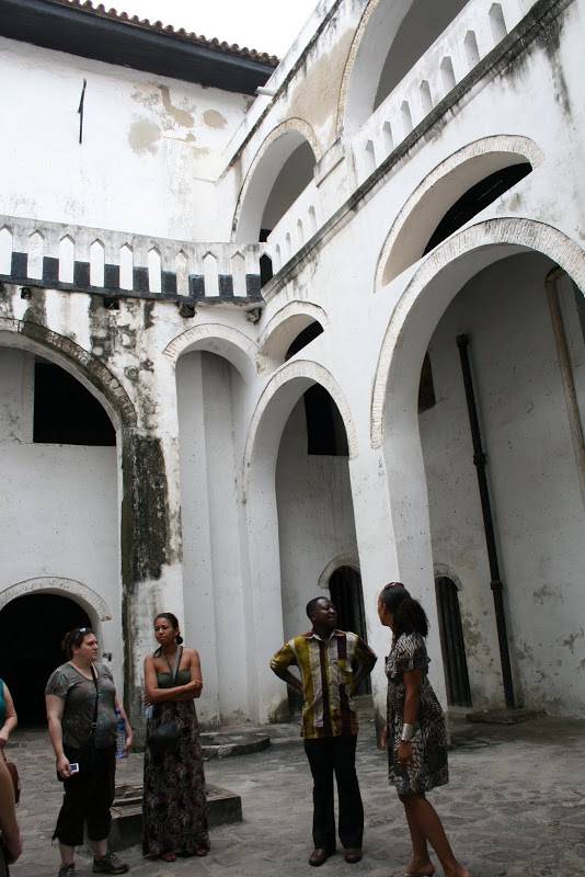 A tour of the historic Elmina Castle.  Photo by Sandra Vu