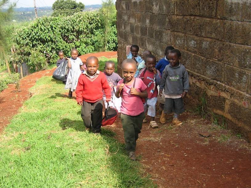 Nairobi, Kenya: Orphans of HIV/AIDS photographed by Marguerite Hanley during her internship in Kenya