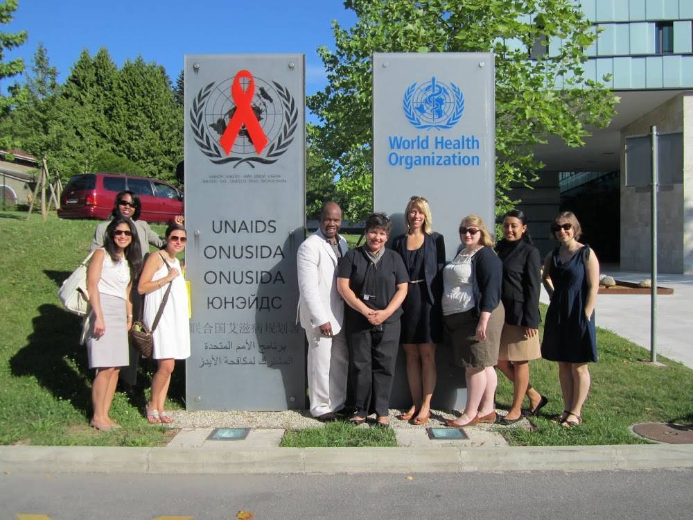 Wagner’s International Health Policy class visits the WHO Photo by Vivian Yela