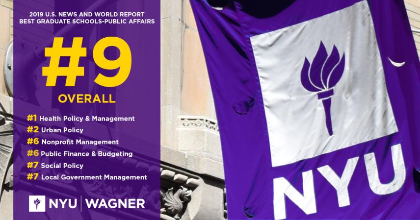 2019 U.S. News & World Report Rankings NYU Wagner