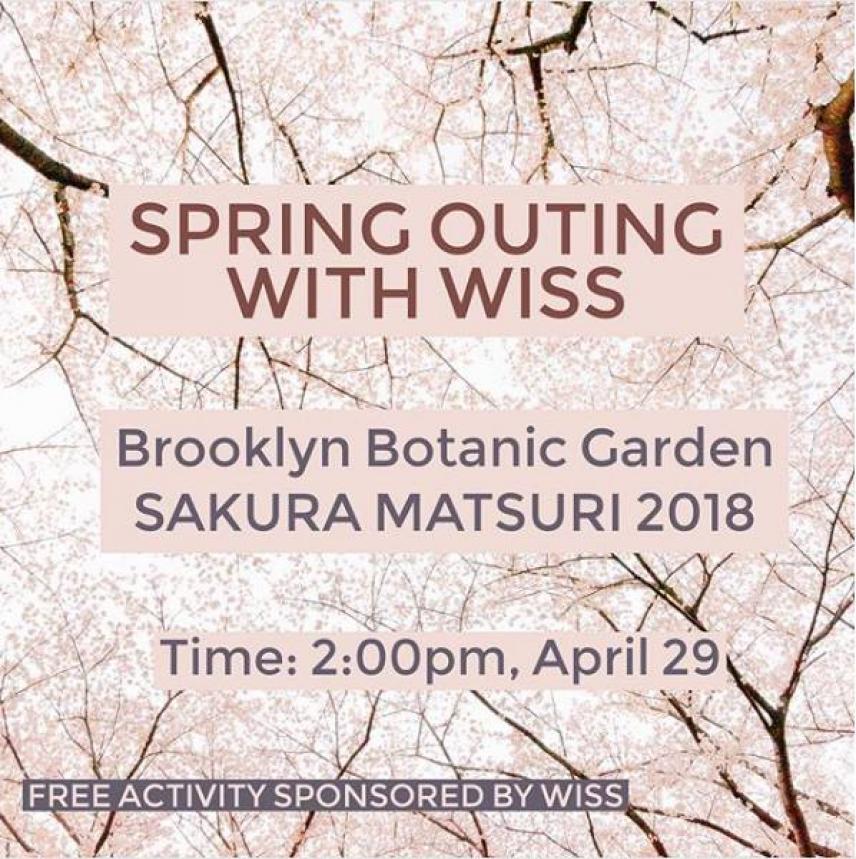 Spring Outing with WISS to Brooklyn Botanical Garden