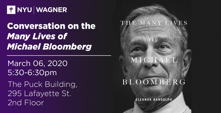 Conversation on the Many Lives of Michael Bloomberg