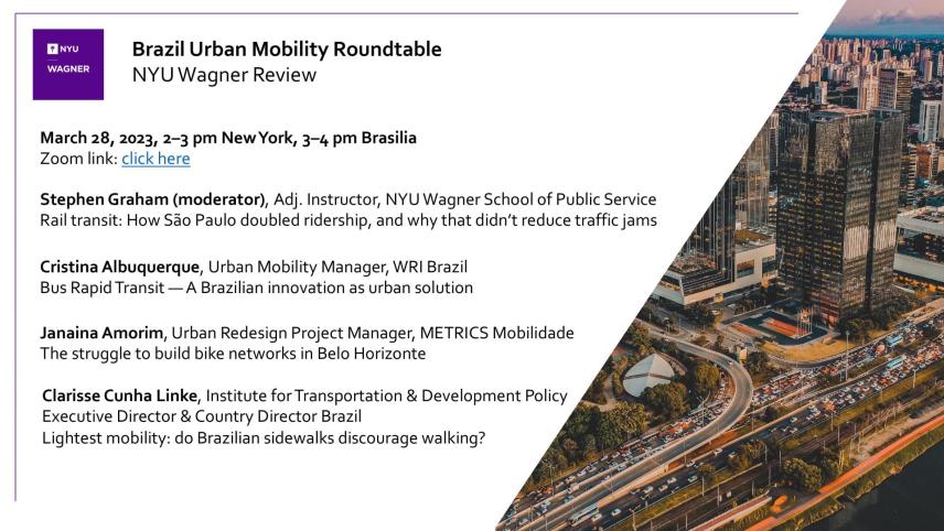 Brazil Urban Mobility Roundtable