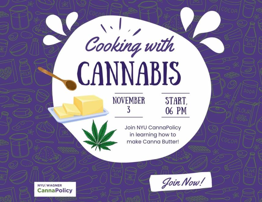 Cooking with Cannabis November 3rd at 6pm