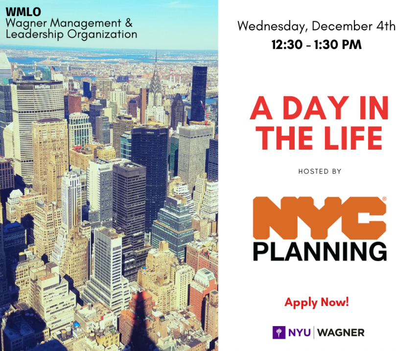 Apply now for A Day in the Life hosted by DCP on Wednesday, December 4!