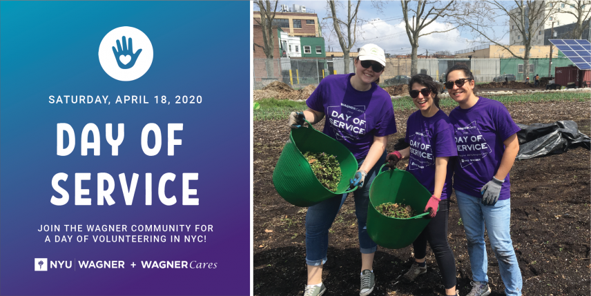 Day of Service - Join the Wagner community for a day of volunteering in NYC!
