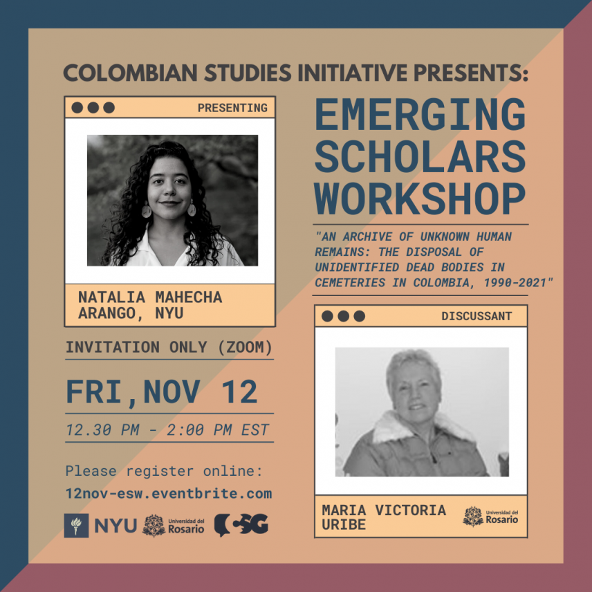 Nov 12 - Emerging Scholars Workshop