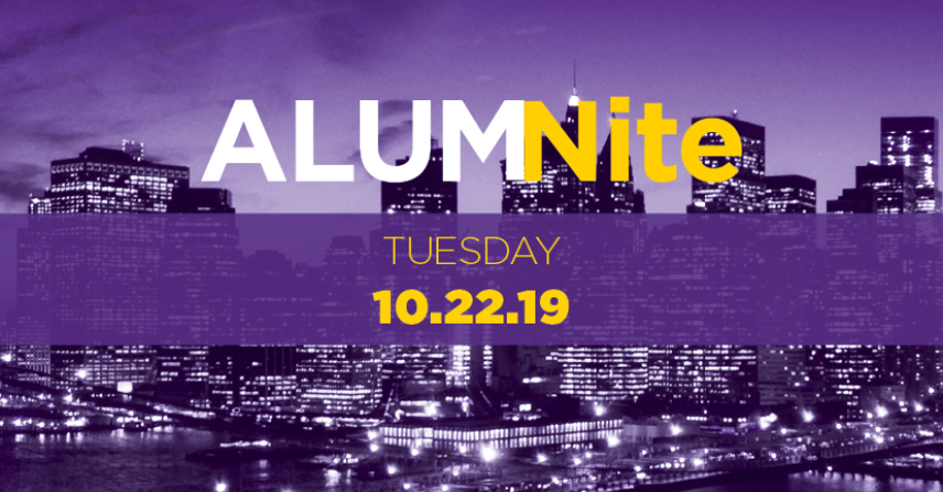 Alumnite: Tuesday, October 22, 2019
