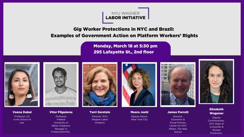 Gig Worker Protections in NYC and Brazil 