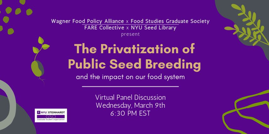 The Privatization of Public Seed Breeding