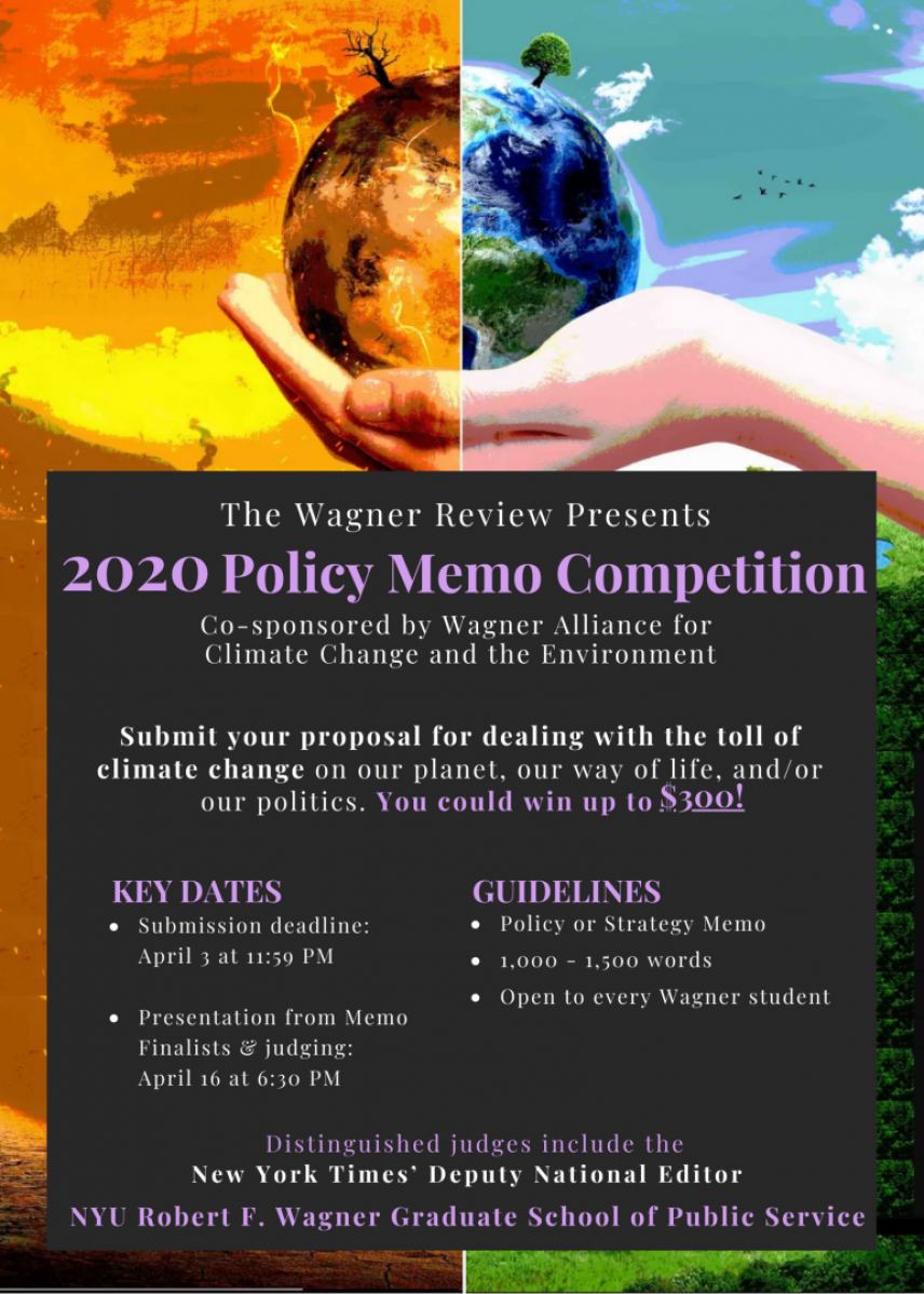 2020 Climate Change Policy Memo Competition 