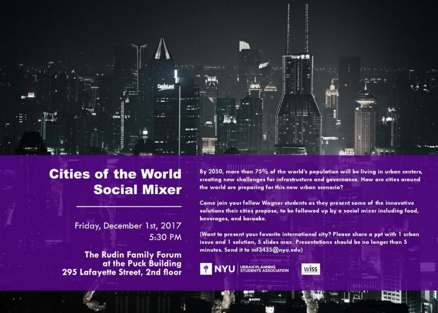 Cities of the World: Social Mixer