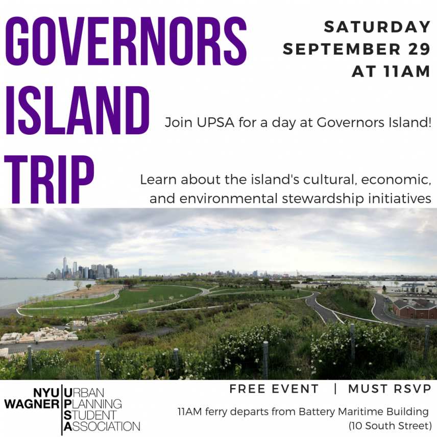 Governors Island Trip Flyer
