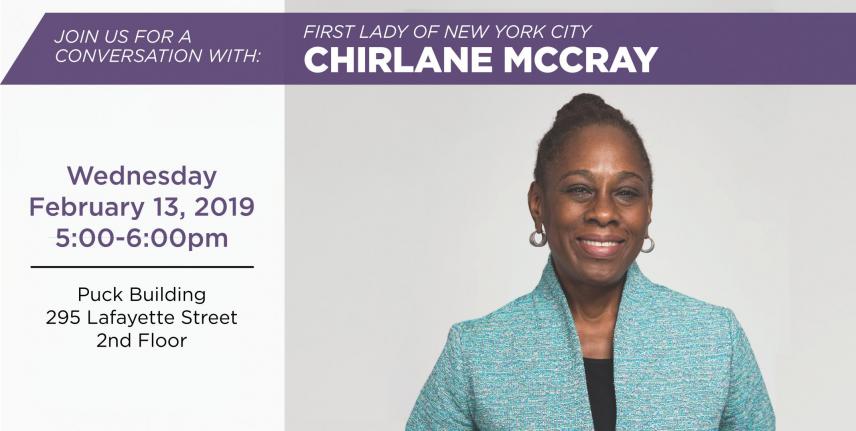 Distinguished Visiting Urbanist Richard Buery in Conversation with NYC First Lady Chirlane McCray