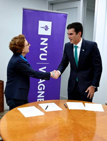 Polly Trottenberg and Governor Helder Barbalho