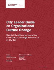 City Leader Guide on Organizational Culture Change