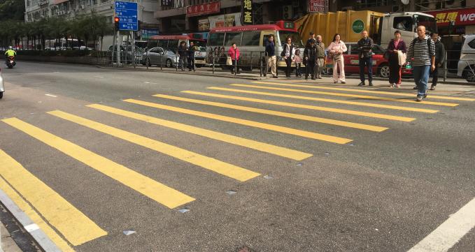 Hong Kong Pedestrian Crossing